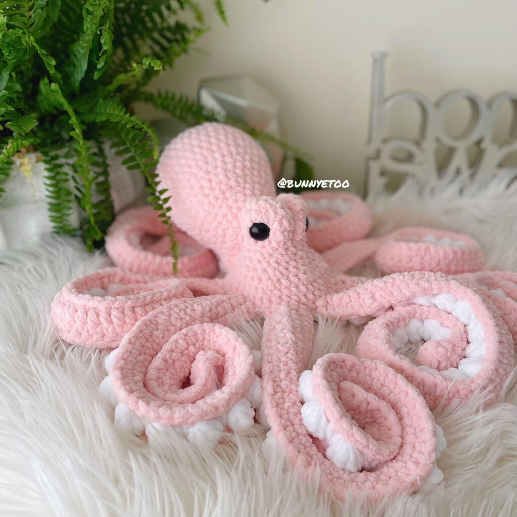 Anchor Octopus handmade crochet plushie by Bunnyetoo, photo 2