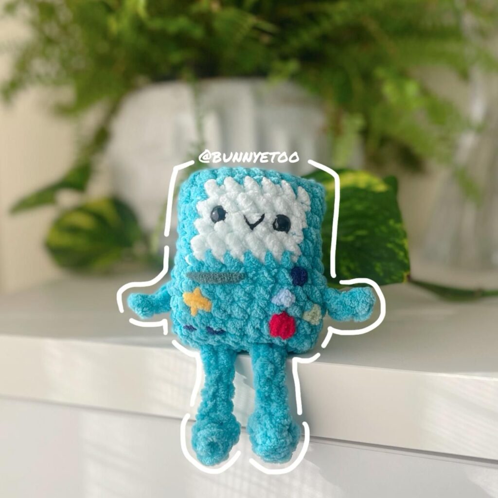 BMO handmade crochet plushie by Bunnyetoo
