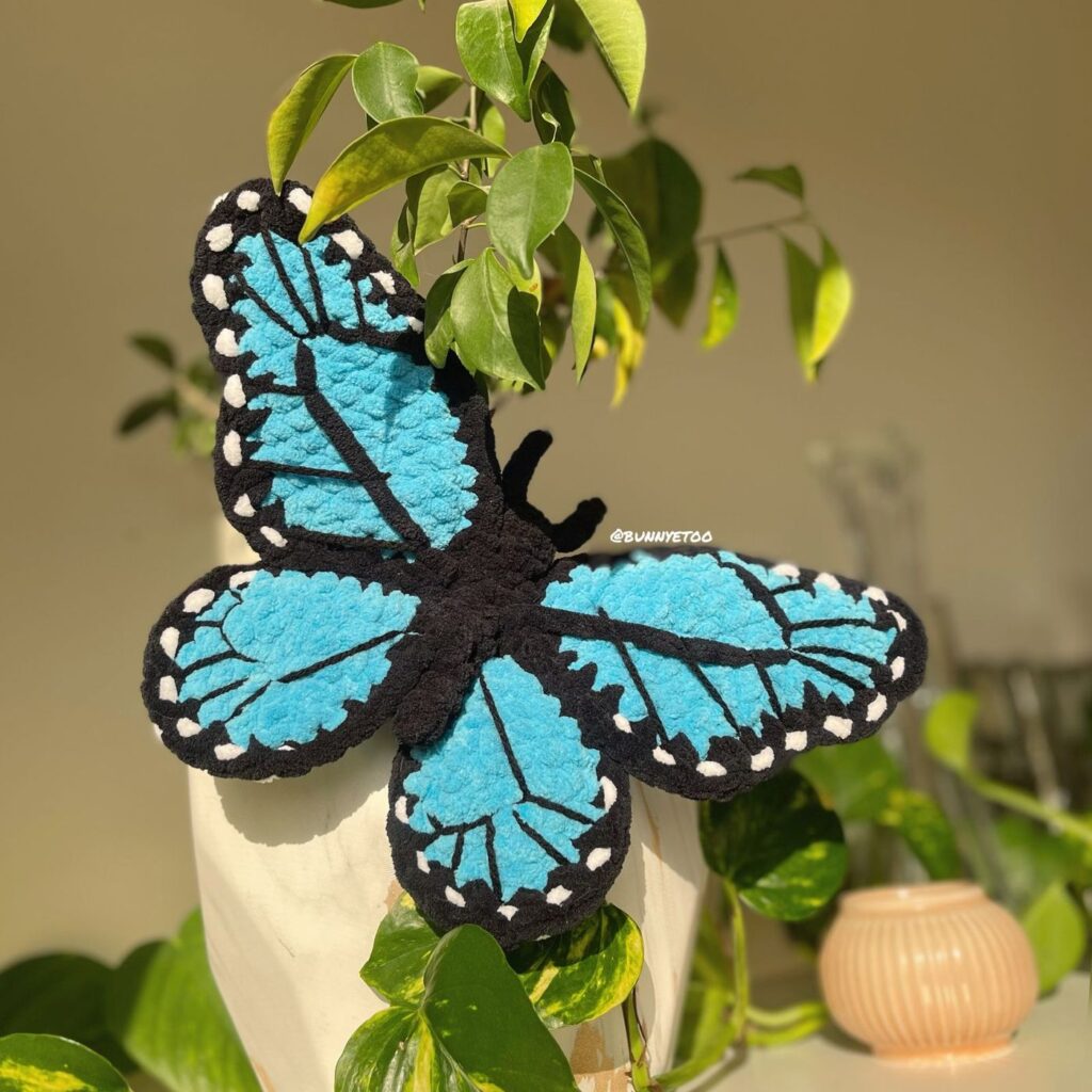 Butterfly handmade crochet plushie by Bunnyetoo, photo 1