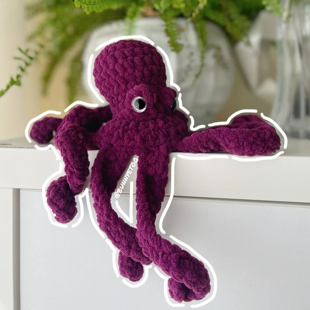 Drift Octopus handmade crochet plushie by Bunnyetoo, photo 1