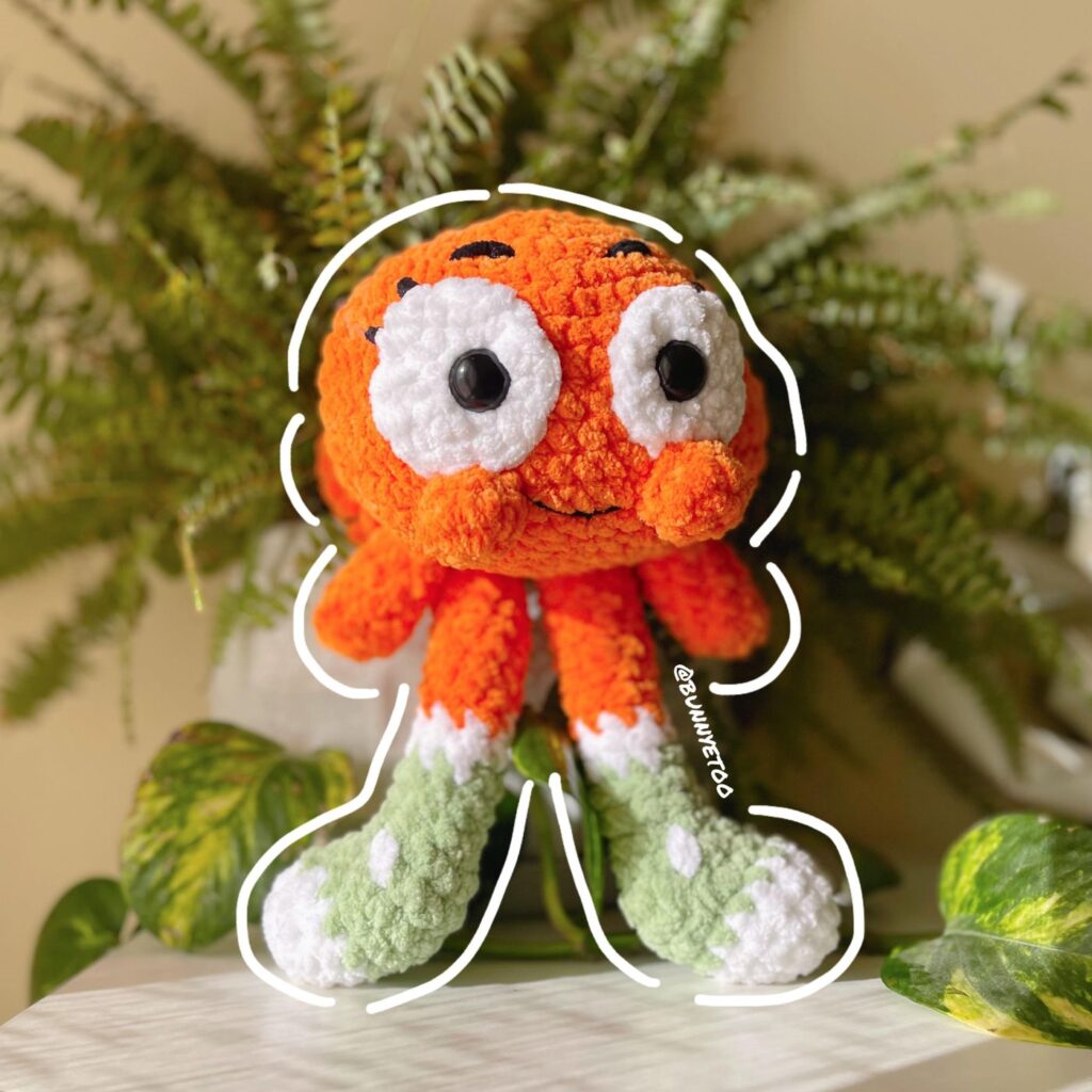 Gumball & Darwin handmade crochet plushie by Bunnyetoo, photo 2