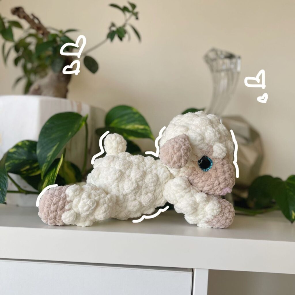 Lamb handmade crochet plushie by Bunnyetoo, photo 2