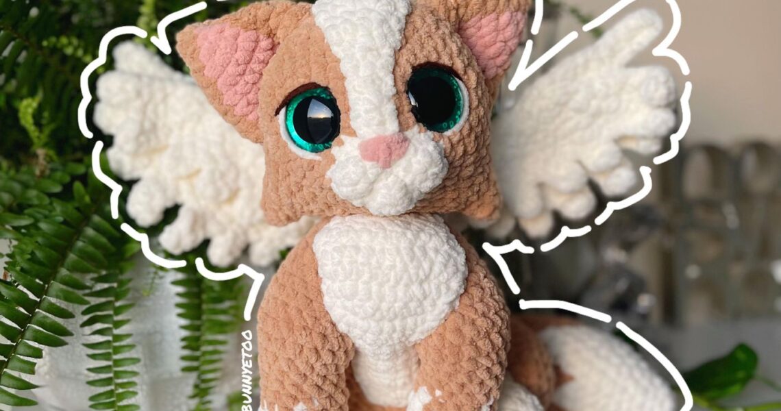May the Tressym handmade crochet plushie by Bunnyetoo, photo 1