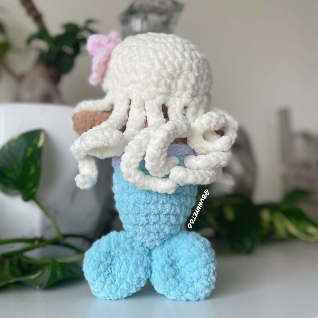 Mermaid handmade crochet plushie by Bunnyetoo, photo 2