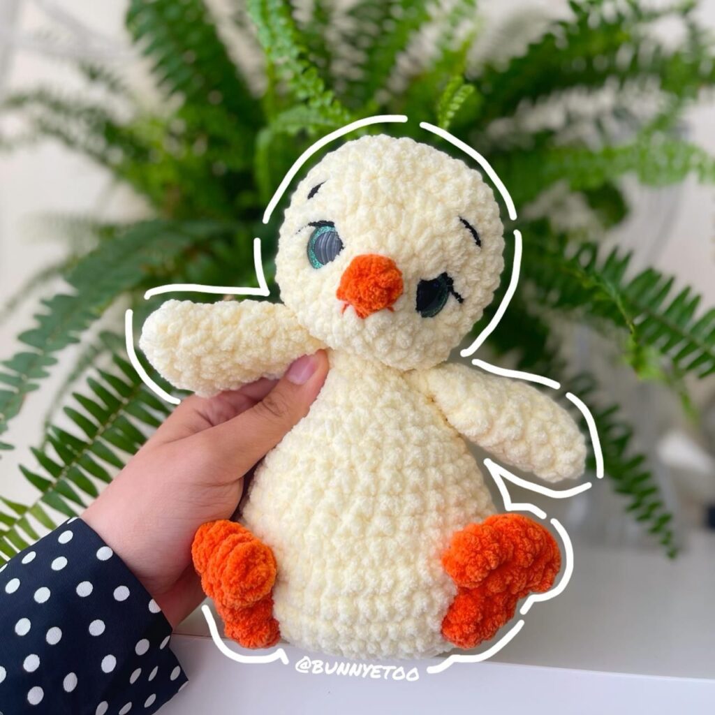 Mini Chick handmade crochet plushie by Bunnyetoo, photo 1
