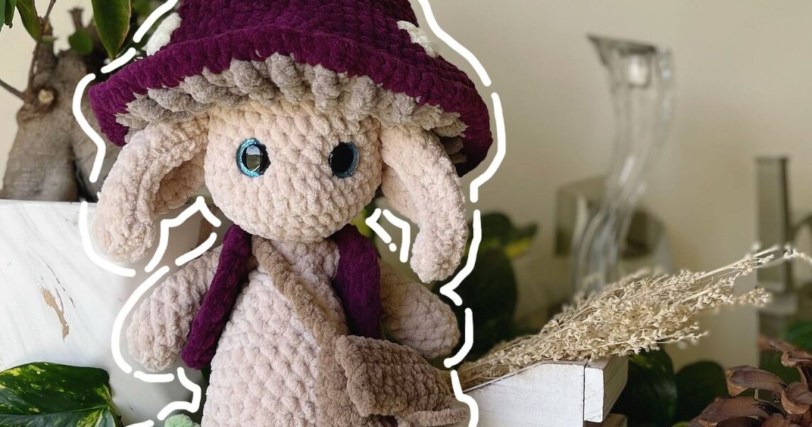 Mushroom Impkin handmade crochet plushie by Bunnyetoo, photo 1