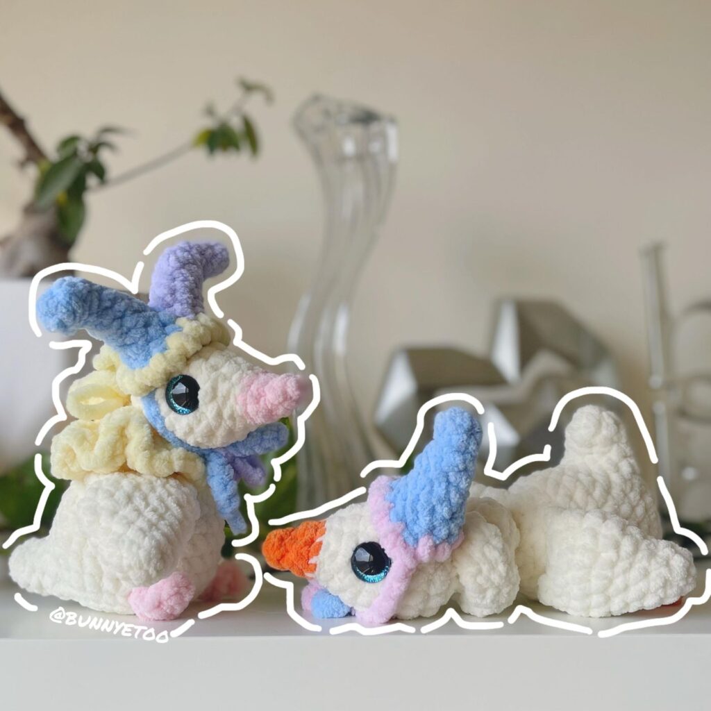 Silly Pigeons & Geese handmade crochet plushie by Bunnyetoo, photo 3
