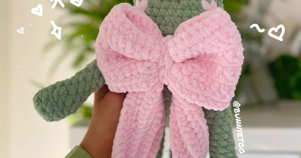 Sleepy Froggy handmade crochet plushie by Bunnyetoo, photo 1